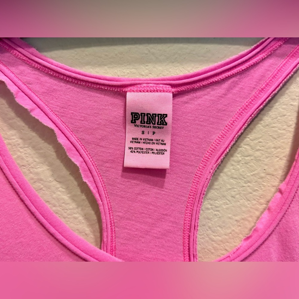 PINK Racerback Tank - Picture 3 of 4